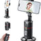 Auto Face Tracking Phone Holder Tripod, No App Required, 360° Rotation Smart Face Body Tracking Tripod Selfie Phone Camera Mount Cell Phone Stand for TIK Tok, Vlog, Live Streaming, Youtube Video